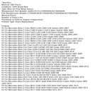 Mass Air Flow Meter Sensor For Mercedes-Benz E350 C280 C350 ML350 0280218173