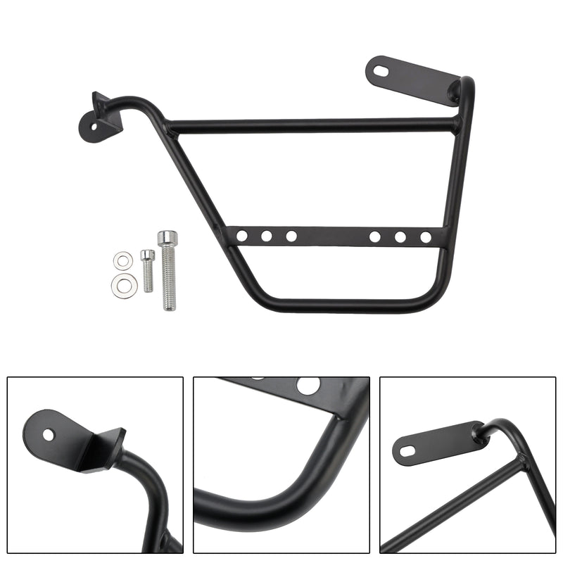 Saddlebag Support Mounting Bracket Racks Black For Guzzi V7 750Cc 21-24 Right