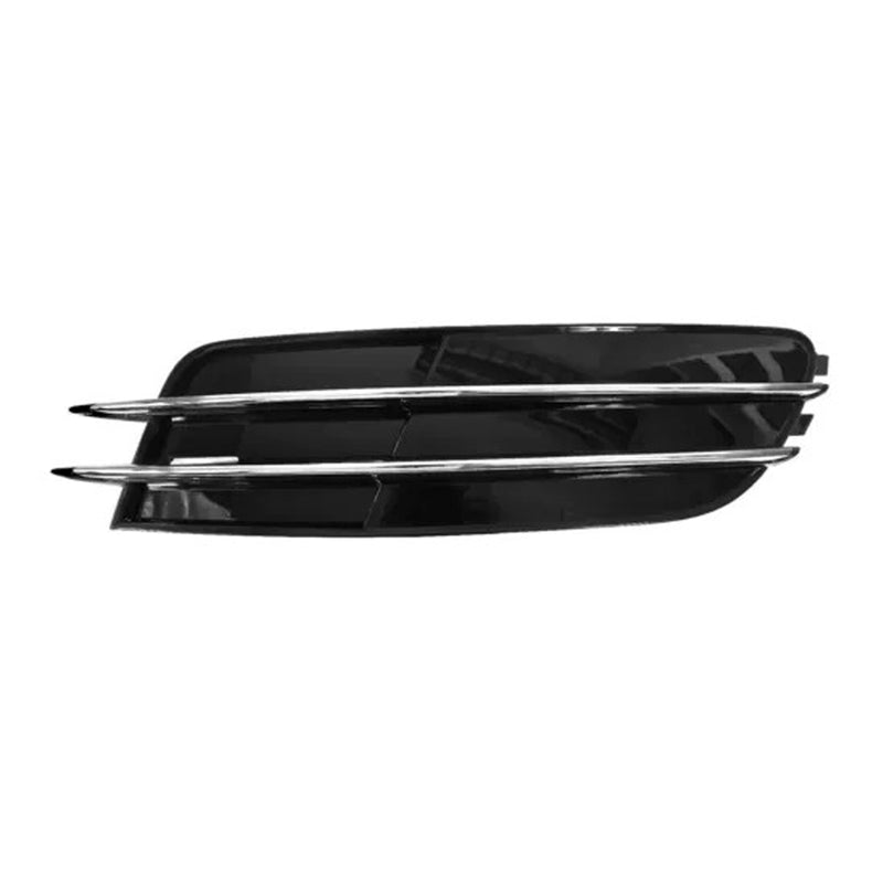 1 Pair Front Bumper Fog Light Grill Cover Bezel For Audi A6 C7 2012-2014