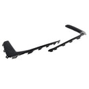 2PCS Front Fog Light Lamp Trim Fit Audi A6 C8 S-Line S6 2019-2023 Black