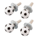 2x Motorcycle Bike Plastic Soccer License Plate Bolt On Screw On Frame Nut