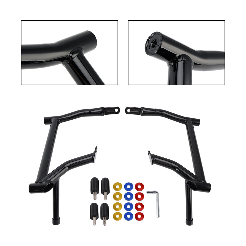 Saddlebag Guard Frame Anti-Crash Bumper Protector For Glide Flht Flhx 14-23