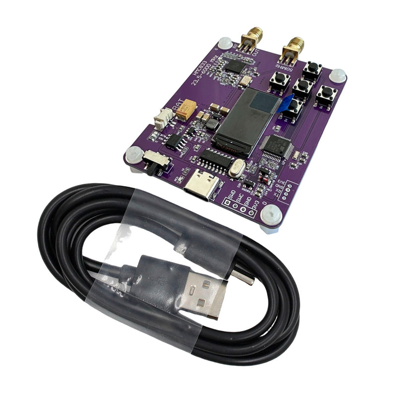 6GHz RFSignal Generator 23.5MHZ-6000MHz Keypad 0.96in OLED Screen Display HMC833