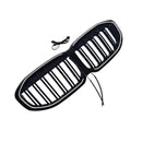 2019-2024 Fit BMW 1 Series F40 Double Slat Kidney Grill Grille Gloss Black