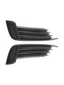 2X Car Front Bumper Fog Light Grilles For Audi A3 S3 2013-2017