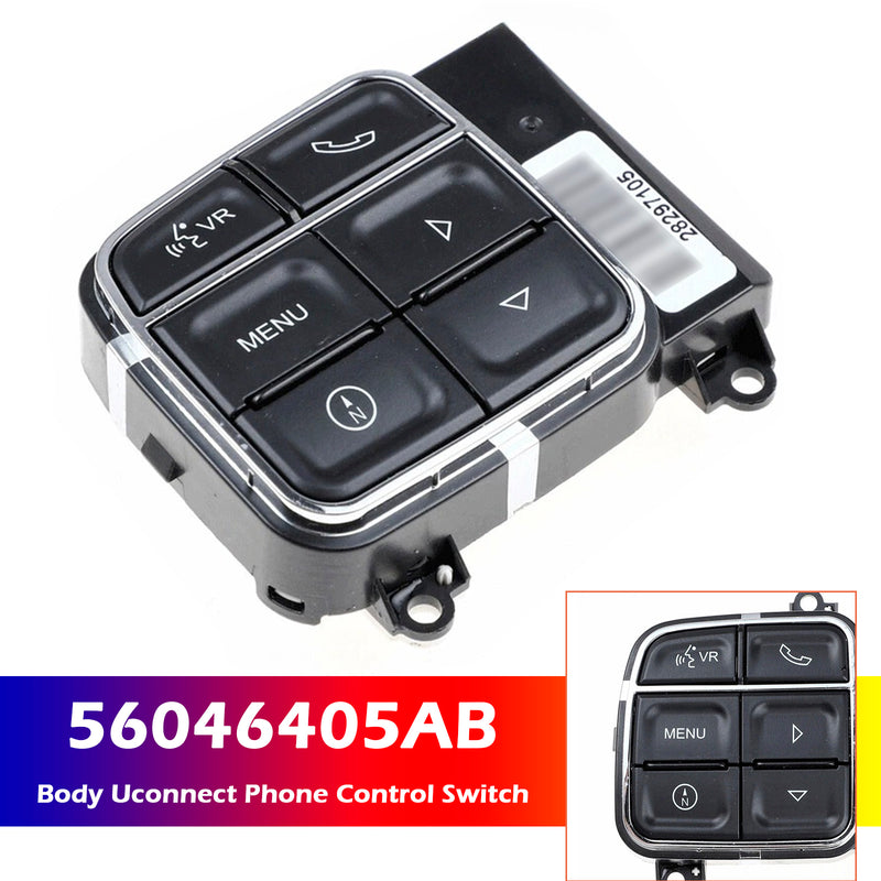 Body Uconnect Phone Control Switch 56046405AB for Jeep Wrangler JK 2012-2018