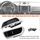 2011-2018 Porsche Cayenne 958 Center Left+Right Dash A/C Air Vent