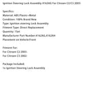 Ignition Steering Lock Assembly 4162AG For Citroen C2/C3 2003-