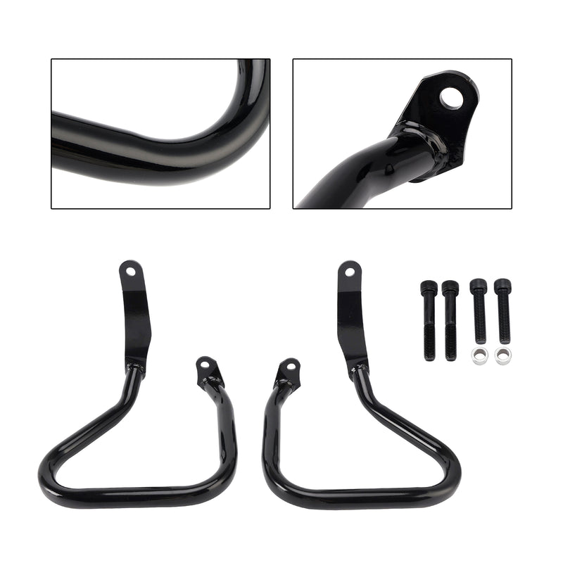 Bumper Engine Protection Guard Crash Bar Black Fits For Low Rider Fxlrst 22-24