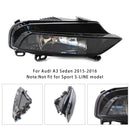 1 Pcs Front Right Fog Light Lamps With Bulbs For Audi A3 Saloon 8V0941700B 2015-2016