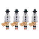 1991-1994 Mercury Capri Base Convertible 2-Door 1.6L 4Pcs Fuel Injector 195500-1280