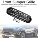 Raptor Style Front Bumper Grill Grille Fit Ford Ranger 2019-2023 Black