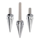 3x Silver Spike Windshield Bolts For Street Glide Electra Glide Touring '14-'25