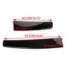 VW Caddy Maxi 2005-2018 Gloss Black Rear Twin Barn Door Trunk Spoiler