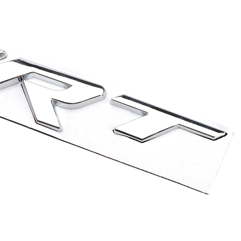 Rear Tailgate SRT Decal Emblem for Challenger Trunk Lid Badge Silver