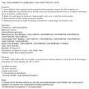 4pcs Door Handles For Dodge Ram 1500 2500 3500 2012-2018