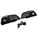 2018-2022 Fit Audi Q5 SQ5 Fog Light Grille Cover 80A807680L Pre-Facelift W/ACC