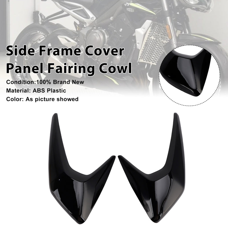 Side Frame Cover Panel Fairing For Street Triple 765 R/RS 2020-2022 Black