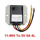 Waterproof DC 11-90V to 5V 5A 25W Step-Down Power Supply Converter Regulator