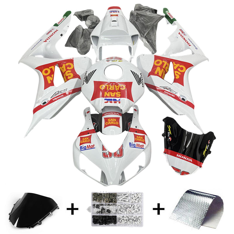 Amotopart Honda CBR1000RR 2006-2007 Fairing Kit Bodywork Plastic ABS