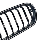 2021-2024 Fit BMW 5 Series G30 G38 Gloss Black Front Kidney Grill Grille