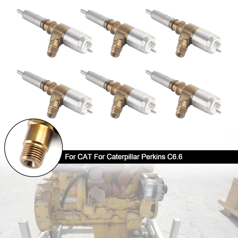 6PS Fuel Injectors 2645A749 Fit Caterpillar Perkins C6.6 Fit CAT 320-0690