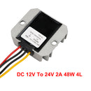 Waterproof DC/DC Converter Power Supply Regulator 12V Step Up To 24V 1-20A