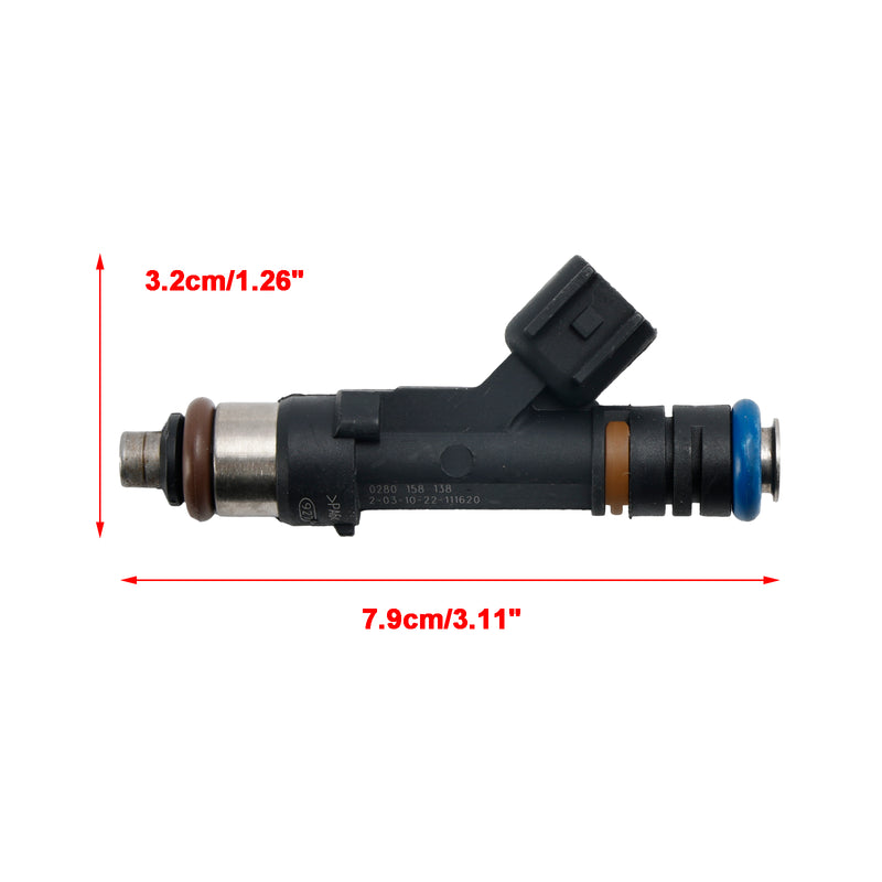 1PCS Fuel Injector 0280158138 Fit Ford F150 F-150 5.4L 2007-2009 E150 E250