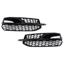 Front Lower Fog Light Cover Grille Grill Fit AUDI A3 S3 S-Line 2013-2016