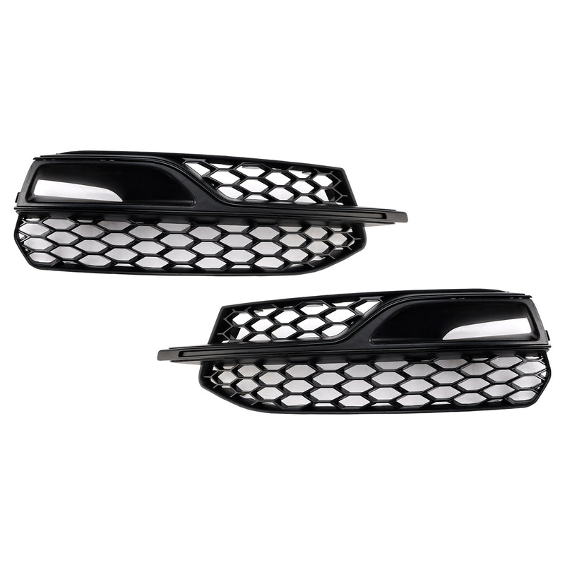 Front Lower Fog Light Cover Grille Grill Fit AUDI A3 S3 S-Line 2013-2016