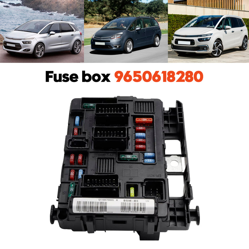 Fuse Box Module BSM 9650618280 For Citroen Xsara I II Peugeot 206 307