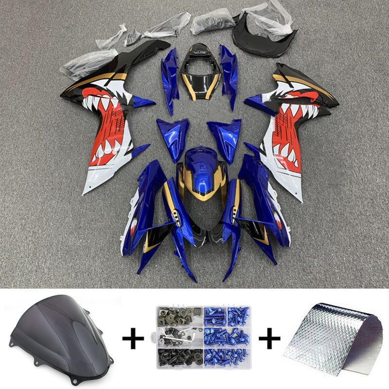 Amotopart  Suzuki GSXR 600/750 2011-2024 K11 Fairing Kit Bodywork Plastic ABS