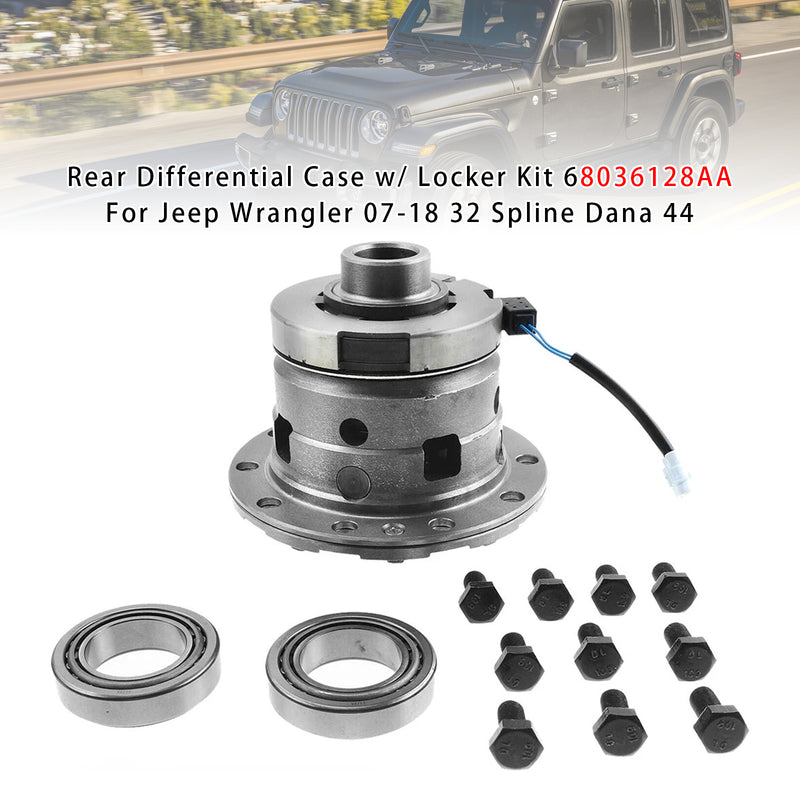 Rear Differential Case w/ Locker Kit 68036128AA For Jeep Wrangler 07-18