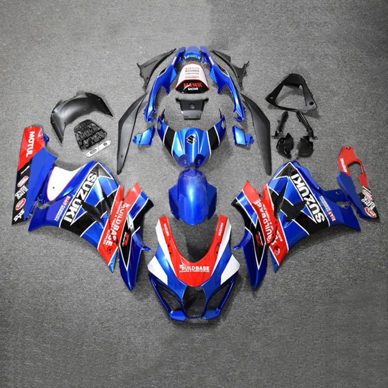 Amotopart Suzuki GSXR1000 2017-2023 K17 Fairing Kit Bodywork Plastic ABS