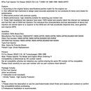 1989-1996 Nissan 300ZX Z32 3.0L TURBO V6 6Pcs Fuel Injector 16600-40P07