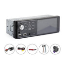 Single Din Touchscreen Radio Bluetooth Car Stereo 4 Inch FM + Rear View Camera