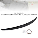 Gloss Black Rear Boot Spoiler For Mercedes-Benz S-Class W222 2014-2020