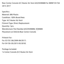 05/2013-03/2018 BMW X4 F26 Rear Center Console Air Vent 64229200888