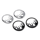 Flame Speaker Grills Accent Trim Cover For Touring Electra Glide Ultra Classic