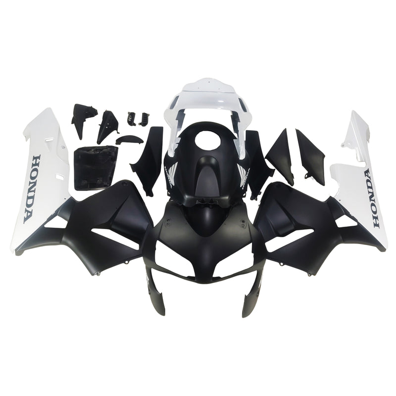 Fairings 2003-2004 Honda CBR 600 RR Matte Black & Whit CBR  Generic