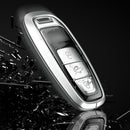 Aluminum Alloy TPU Black Car Key Case Cover With Buckle For Audi a6l a4l a3