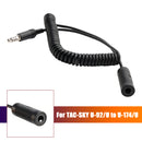7.1mm Headset Extension Cable Tactical Headphone for TAC-SKY U-92A/U to U-174/U