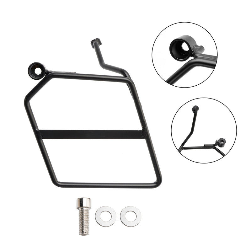 Side Saddle Bag Mounting Bracket Fit Left Black For Honda Monkey 125 2018-2024