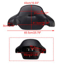 2014-later Touring & Tri Glide King Chopped Trunk Wrap-around Backrest Pad