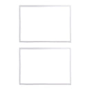 2 Pcs W10443315 Freezer Door Gasket for Kenmore Refrigerator W10571962 W10130894