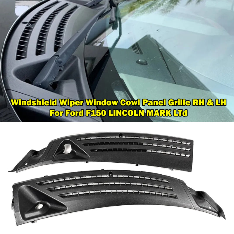 2004-2008 Ford F-150 / 2006-2008 Lincoln Mark LT Windshield Wiper Window Cowl Panel Grille RH & LH