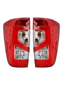 Pair Tail Light Lamp For Nissan NAVARA NP300 D23 3D Stripe Bar LED 2015-202
