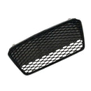 2013 For Audi R8 Gloss Black Front Henycomb Bumper Grille Grill