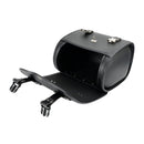 Saddlebag & Brcket Kit Side Storage Universal Quick Release Black For Motor