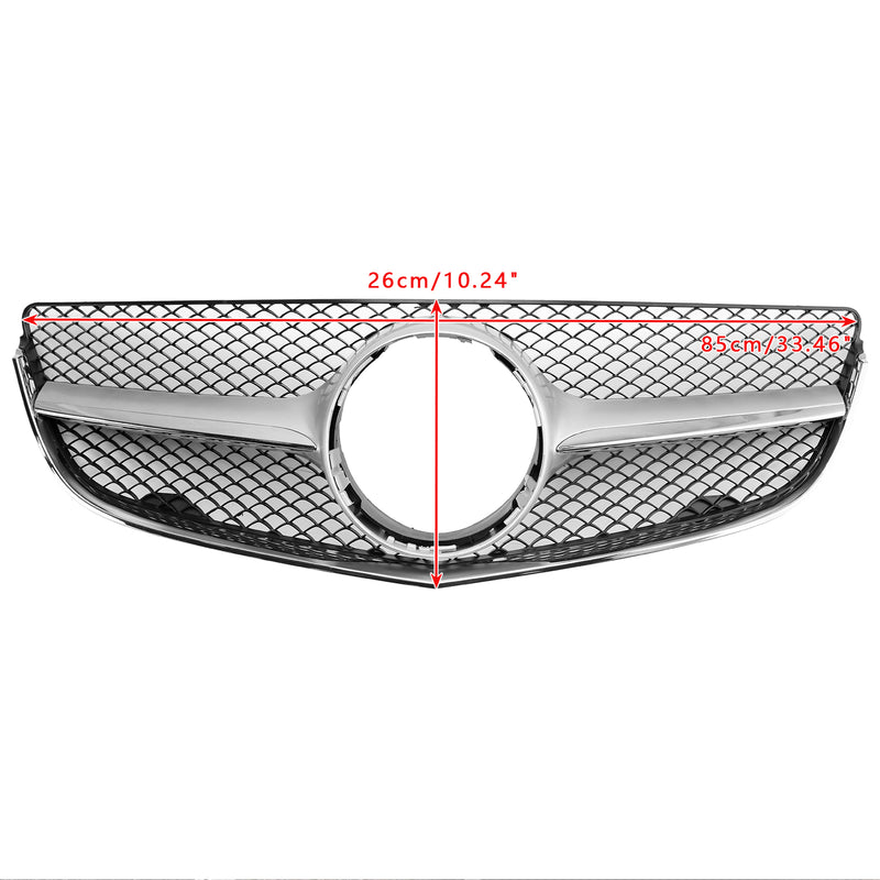 Front Bumper Grill Grille Fit Mercedes Benz E-CLASS W207 Coupe 2014-2017